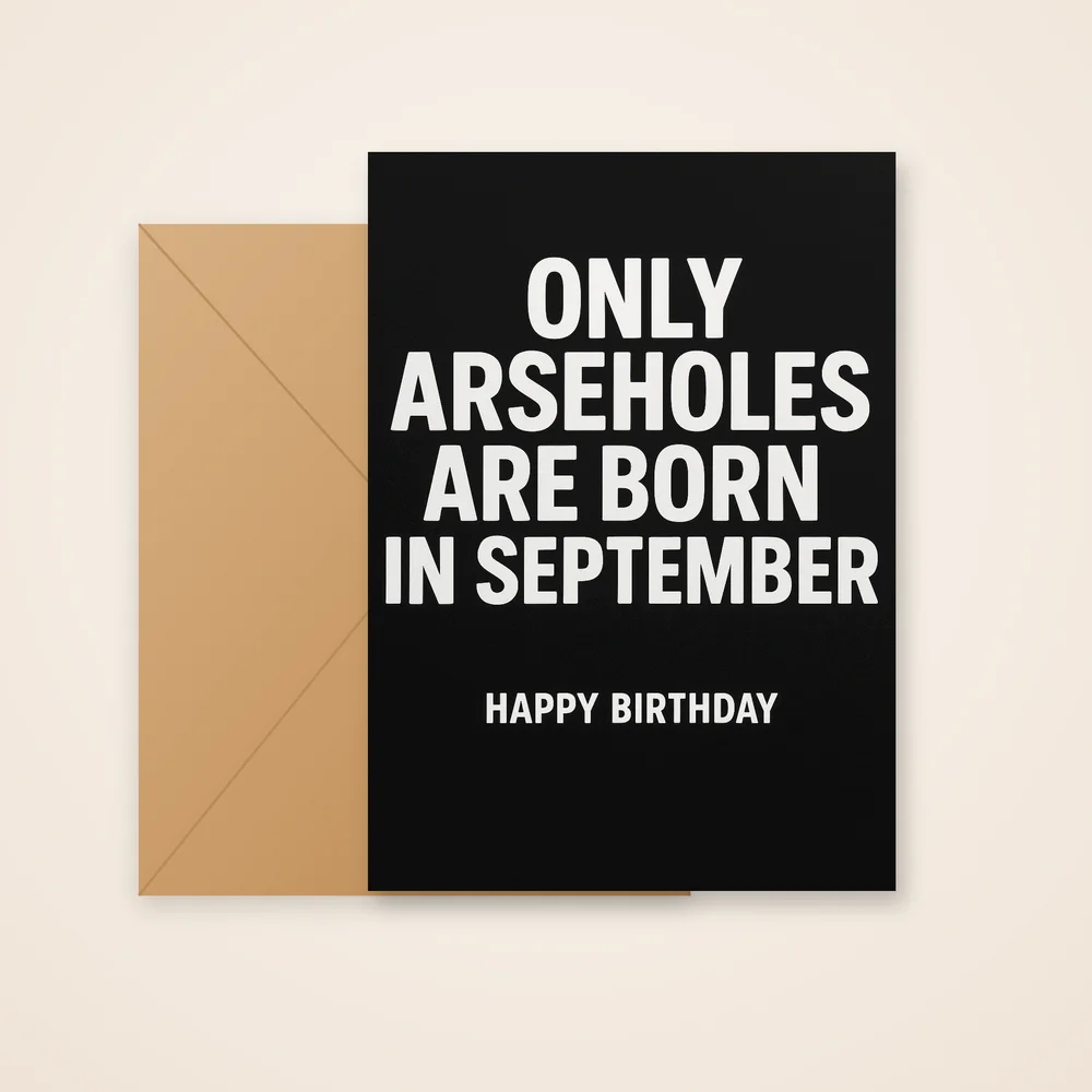 A birthday card from Cocky Cards Co., co-owned by Matthew Ralston