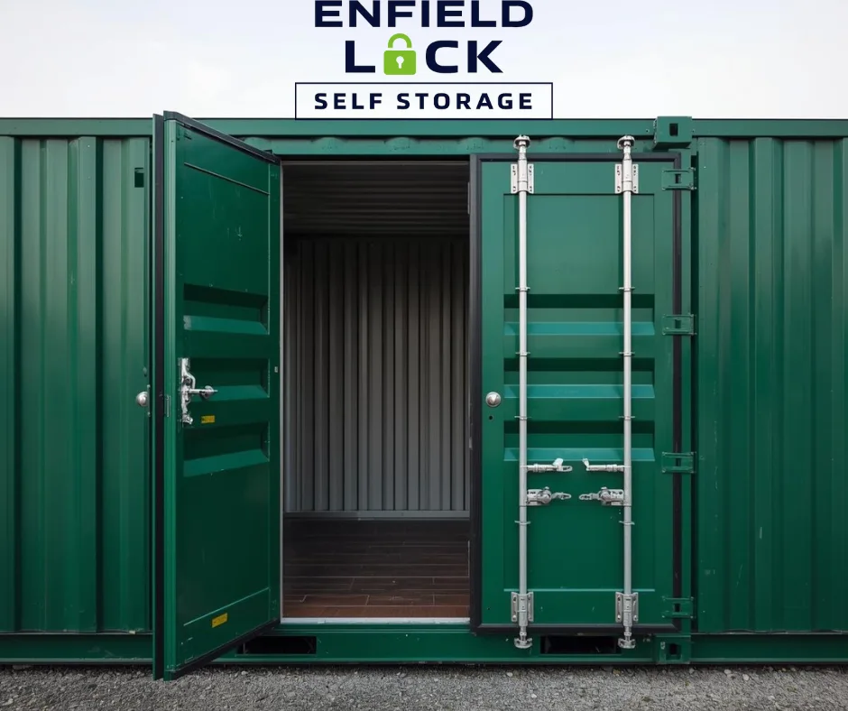 Enfield Lock self-storage container from the business’s website